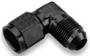 -16 90§ Female Swivel to Male AN - Aluminum - Blac