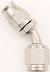 -6 PTFE 45º Bent Tube Hose End - Steel  (EACH)