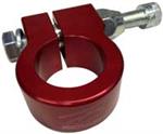 1-1/2^ LEFT FRONT SHOCK SLIDER  (RED)