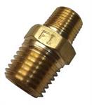 1/4^ to 1/8^ NPT BRASS MALE REDUCER