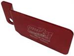 1000 SERIES RF. BRAKE LINE DEFLECTOR (RED)