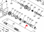 12 POINT- 3/8-24 x 3/4^ BOLT