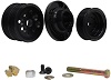 15% SERPENTINE PULLEY KIT, SB CHEVROLET