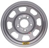 15^ x 10^ SILVER  STEEL WHEEL 5 on 4-3/4^