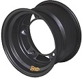 15^ x  10^ x 4^   W5 BLACK STEEL WHEEL