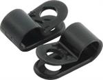 3/16^ BLACK NYLON LINE CLAMP   (10 PAC)