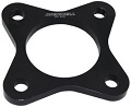 3/8^ 4 on 4-1/2^ WHEEL SPACER  (BLACK)