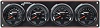 4  Gauge Panel Assembly, Waterproof SMI, Analog,