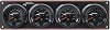 4  Gauge Panel Assembly, Waterproof SMI, Analog,
