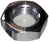 5/8^ ALUMINUM LEFT HAND JAM NUT   3/4 HEX