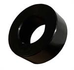ALUM SPACER 1/2'' ID FLAT x 3/8'' LONG BLACK