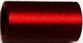 ALUM SPACER 3/8'' ID FLAT X 1.25'' LONG (RED)