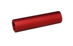 ALUM SPACER 3/8'' ID FLAT X 2'' LONG   RED