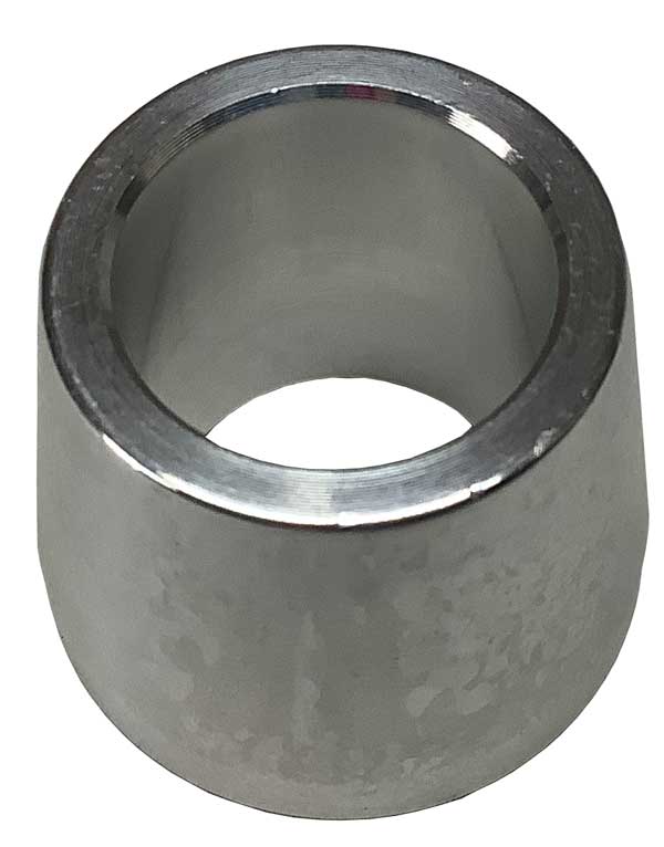 ALUM TAPERED SPACER 1'' x 3/4 x 1-1/4 OD