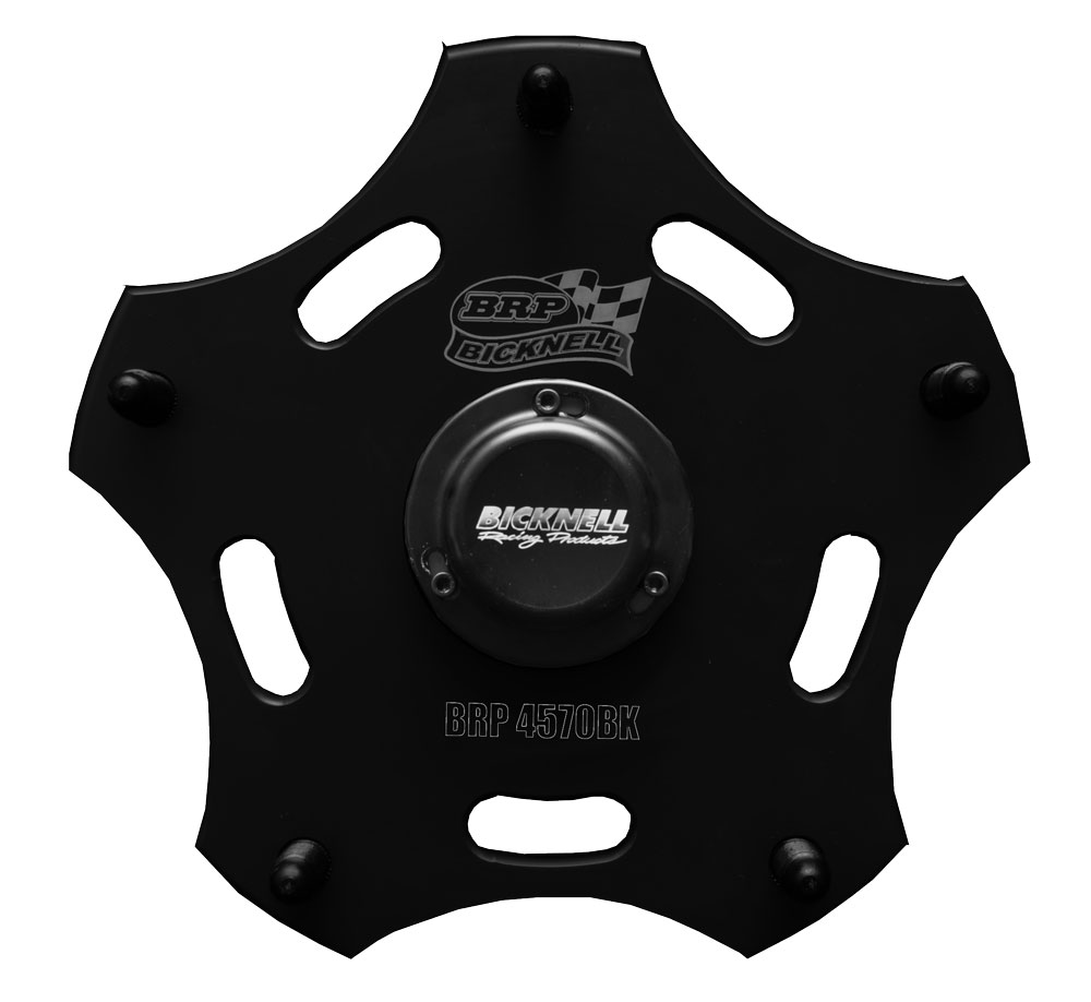 ALUMINUM BLACK WIDE 5 HUB WITH CAP