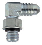 Adapter Fittings -4 to 7/16-20 90 Degree 2pk