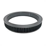 Air Filter Element, Round, 14 in Diameter, 2 in Tall, Wire Mesh Included, Reusab