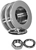 Alternator Pulley, Dual V-Belt, Universal