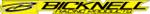 BICKNELL ROLL CAGE  DECAL  11^ L. x  1^ H