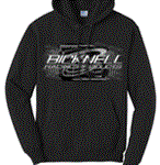 BLACK GREYSCALE HOODIE - X LARGE