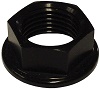 Black Flange Jam Nut 5/8^ Thread Alum 3/4^ Hex RH