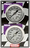 Brake Bias Gauge, Dual Gauge, 0-1000 psi,