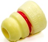 Bump Stop, 2.270 in Tall, 2 in OD, Soft,   RED