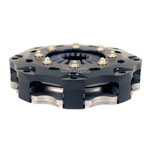 CLUTCH, METAL, 5.5^, 2 PL, HR, GRAY, STEP