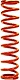 COILSPRING 2-1/2^ x 14^   300#    (ORANGE)