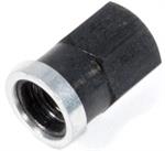 COVER NUT SHORT Q/C ALUM Black