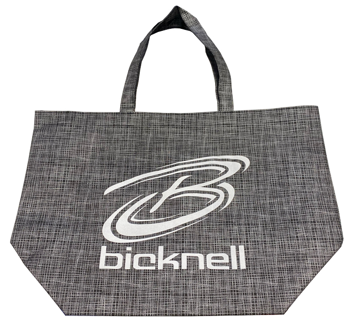 CROSS HATCHED NON-WOVEN TOTE BAG