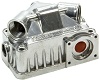 Carb Secondary Fuel Bowl, Center Hung, Aluminum,