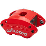 D154 SINGLE PISTON GM STYLE FLOATER CALIPER (RED POWDER COAT)