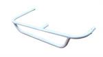 DOUBLE RAIL LEFT SIDE BAR  WHITE