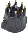 Distributor Cap, MSD Style, Black Chevy V8, HEI, R