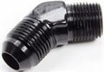 Elbow, Fitting 45º, -3 Flare to 1/8 NPT - Aluminum