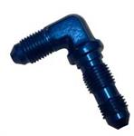 FITTING  -3 AN 90% BULKHEAD UNION - BLUE