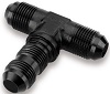 FITTING  -3  AN BULKHEAD TEE - ALUM. BLACK