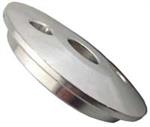 FLAT 1-7/8^ COIL SPRING TOP - PLAIN ALUM. -