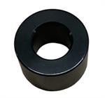 FLAT ALUM SPACER 1^ OD. x 1/2'' ID x 5/8'' LONG