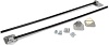 Fender Brace, 3/8 x 24 in Plastic Brace   Aluminum