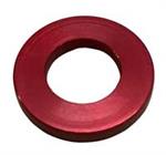 Flat Alum. Spacer 1^ OD x 1/2'' ID x 1/8^ Long  (RED)