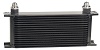 Fluid Cooler, 13 x 6-9/16 x 2 in, Plate Type, 10 AN Female O-Ring Inlet / Outlet