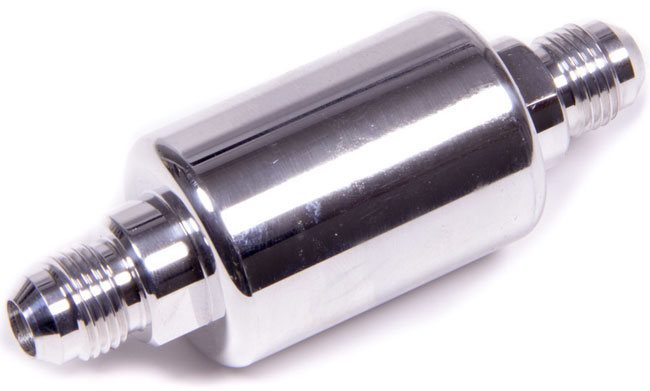 Fuel Filter, 40 Micron, Stainless Element, 6 AN