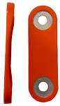 HANS 3 ORANGE TETHER CLIP