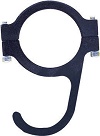 Helmet Hook, Clamp-On, Billet Aluminum  1-3/4^ Tube