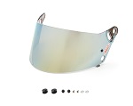 Helmet Shield, Anti-Fog, Dual Pane, Gold Chrome, SRV-8