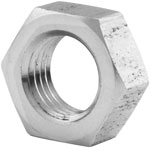 Jam Nut, 3/8-24 in Left Hand Thread, Aluminum
