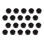Lug Nut, 5/8-11 in Right Hand Thread, 1 in Hex Head, 45 Degree, Open End, Alumin