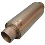 MUFFLER 12^L. x 5^ ROUND x 3.5^ IN x 3.5^ OUT